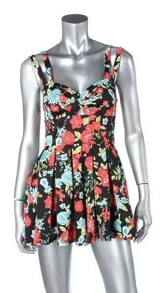 Romper Scuba Floral Print dress - Image 2