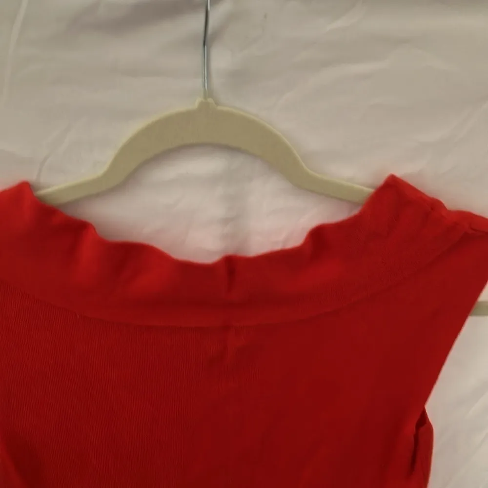 Banana Republic: Burnt Orange scoop neck, sleeveless sweater tank top- Stretch-M - Image 7