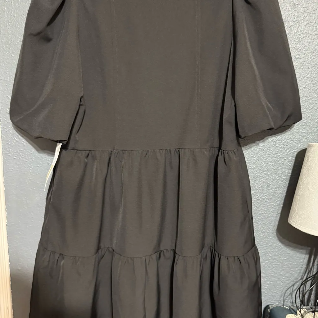 NWT Jade Bubble Sleeves Black Dress Chic Size XL - Image 2