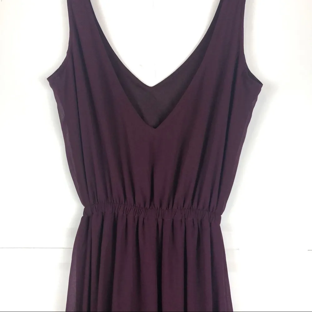 SHOW ME YOUR MUMU Kendall Merlot Maxi Dress XXS - Image 5