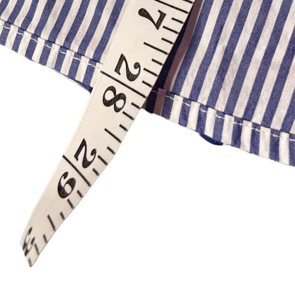 Vineyard Vines Patches Pin striped Buttoned Down Shirt Size 4 A10 - Image 4