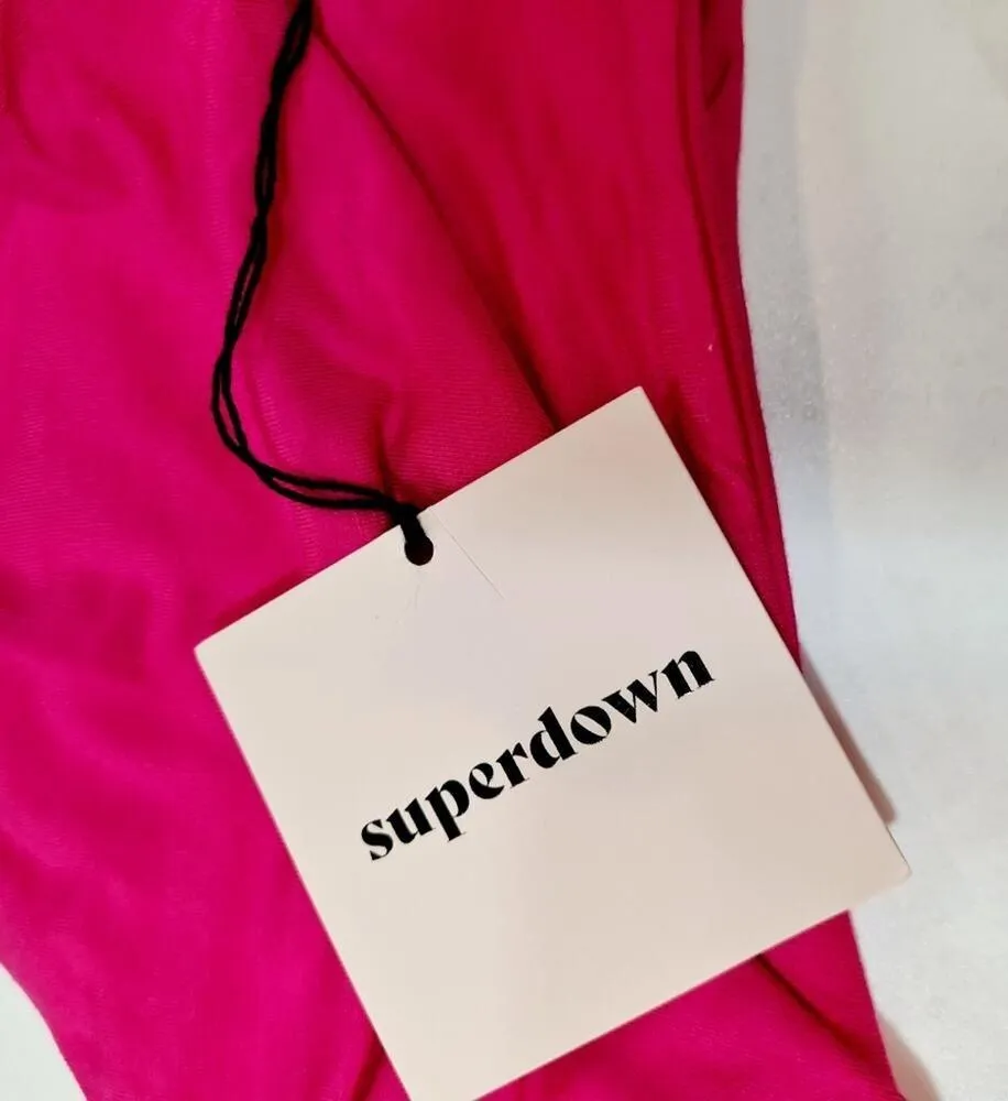 Superdown Lucia Cut Out Mini Dress in Pink Large - Image 7