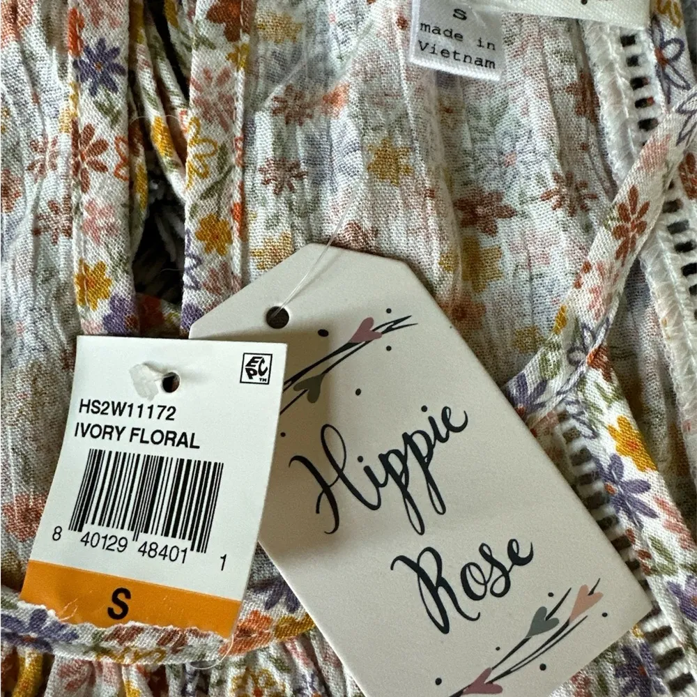 Hippie Rose Size Small Floral Tank Top - Image 5