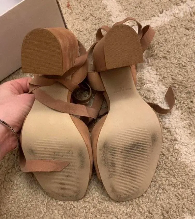 Kenny Camel Tie Up Sandals 7.5 - Image 6