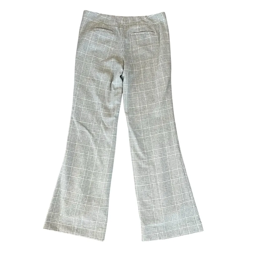 Anthropologie Elevenses Women’s The Brighton Plaid Flare Wide Leg Trouser Pants - Image 5