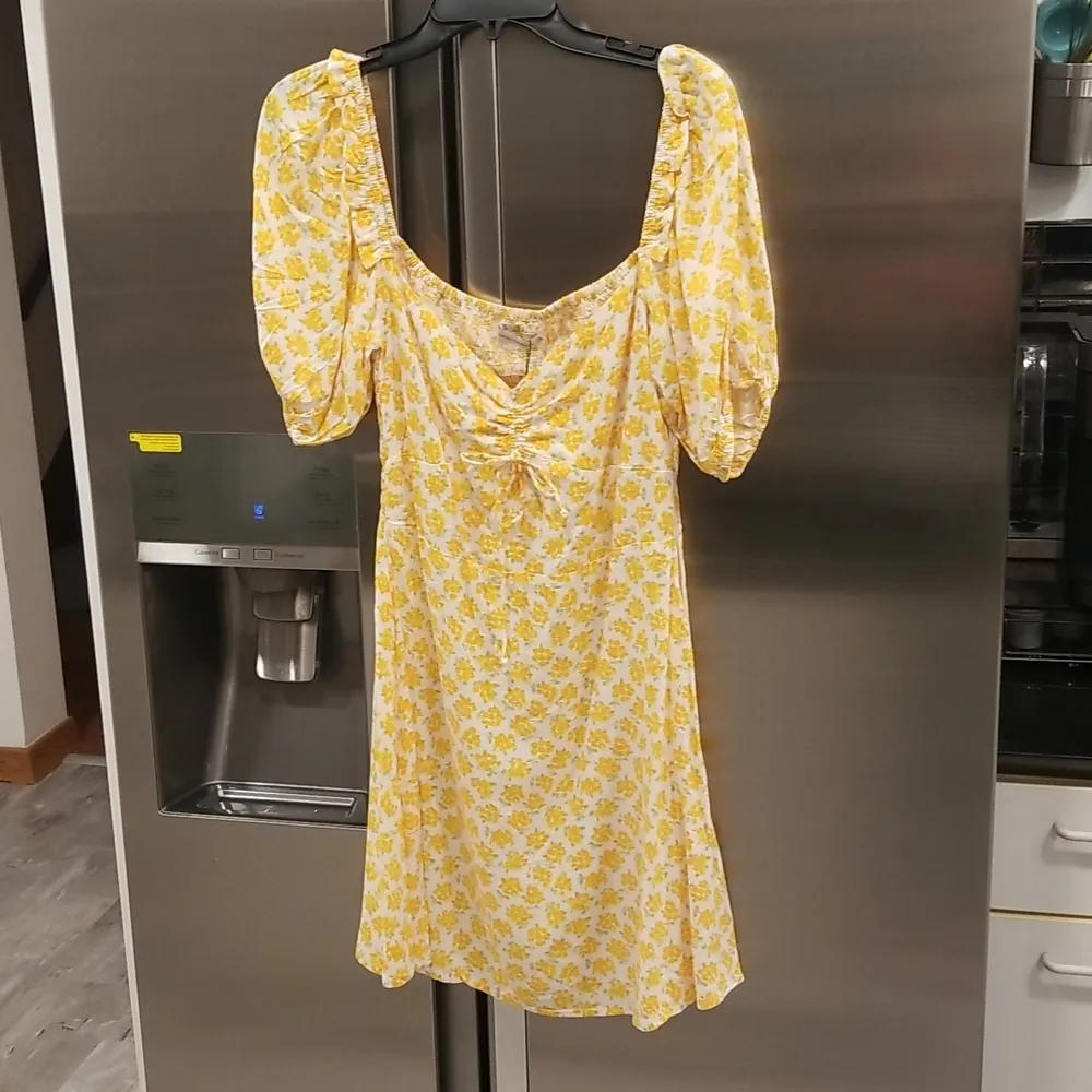 💕FAITHFULL THE BRAND💕 Shimma Dress ~ Bette Floral Yellow Medium US 6 NWT - Image 8