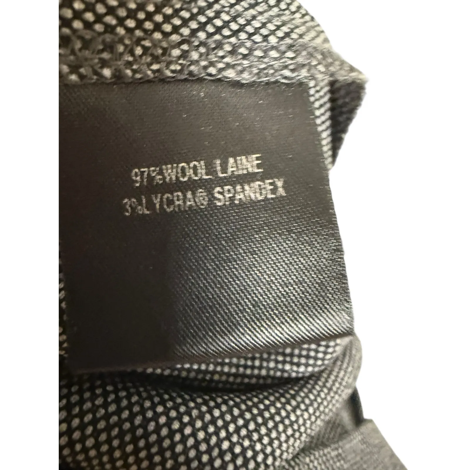 Lafayette 148 New York Gray Wool Office Straight Dress Slack Pants Size 10 - Image 5