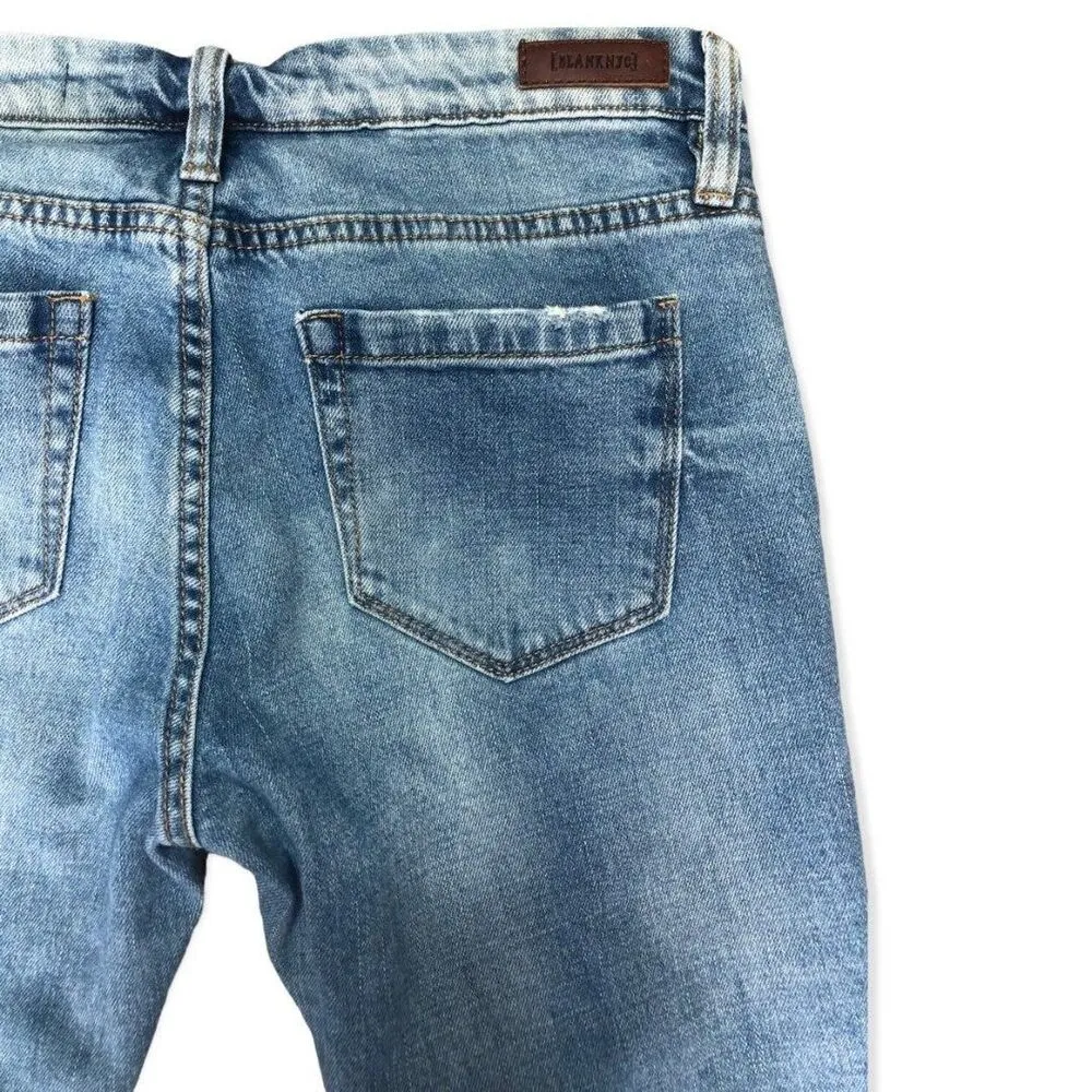 Blank NYC Skinny Classique Distressed Medium Wash Jeans - Image 5