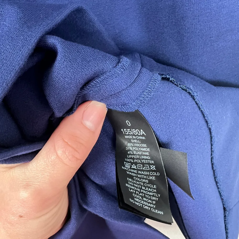 Kate Spade Women's Sleeveless V Neck Ponte Dress‎ Blue Sz 0 - Image 7