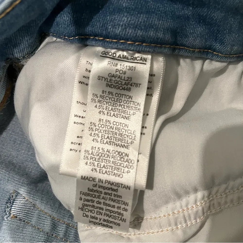 Good American Always Fits Good Classic Slim Straight Jeans, Sz 20-26 - Image 16