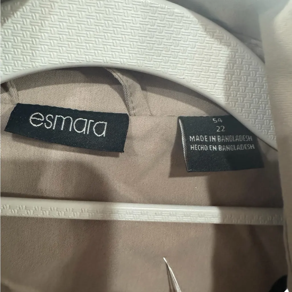 ESMARA Tan Trench Coat Size undefined - Image 2