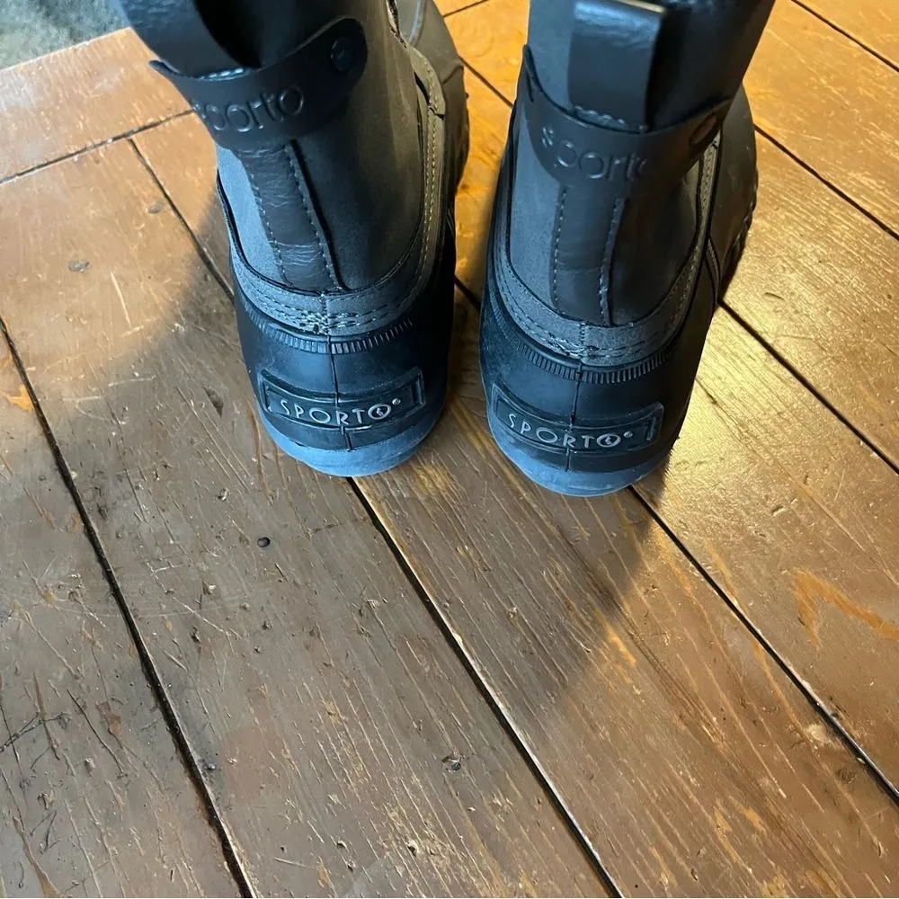 Sporto Nina Lace Up Duck Women’s Rain Snow Boots - Image 2