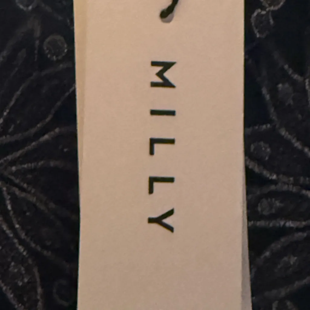 Milly Shayna Foiled Guipure Lace Dress - Image 3