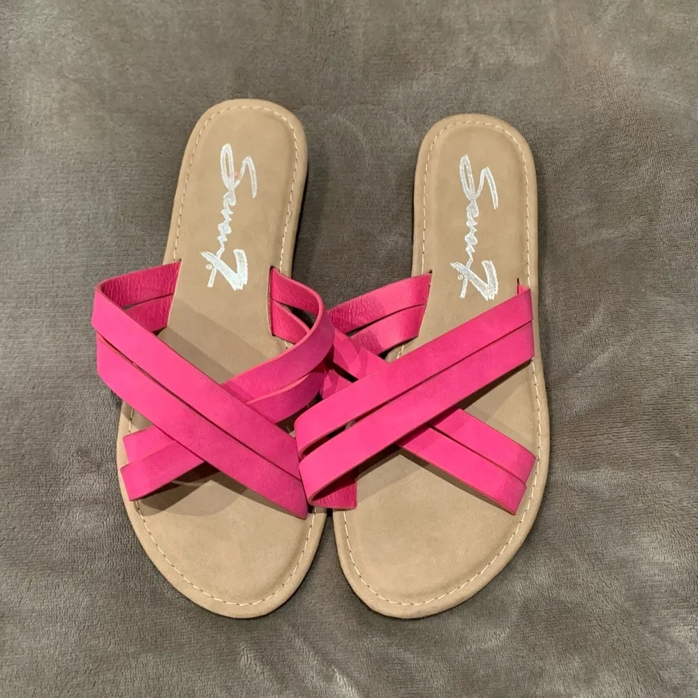 Seven7 Tia Sandals Pink size 9 - Image 3