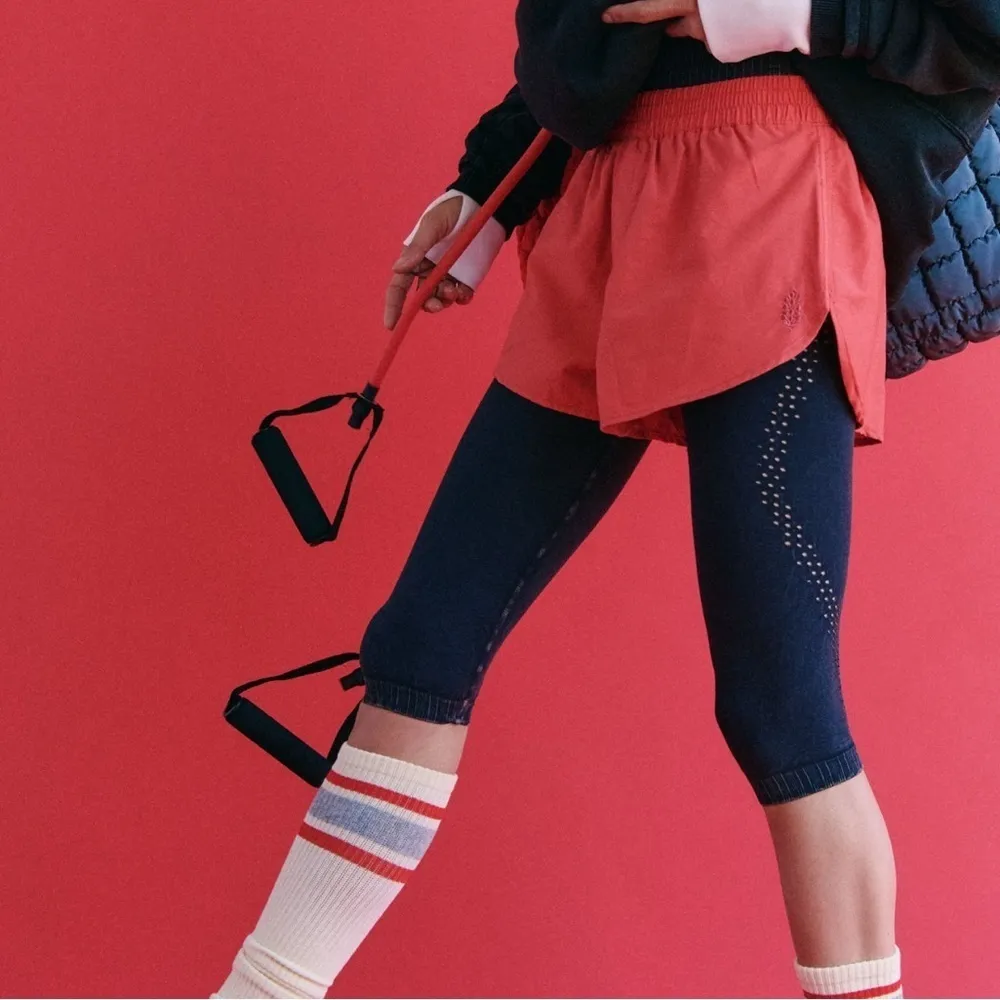 #30 NWT Free People Take Your Shot Shorts in Cherry Crush - Image 4
