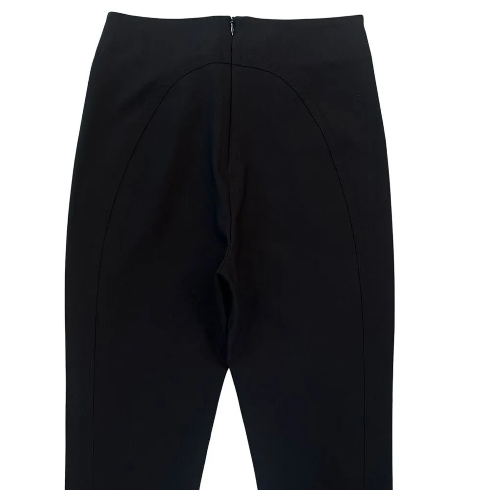 Stella McCartney Black Stretch Zip Cuff Panelled Ponte Pants IT 42 US 6-8 - Image 9