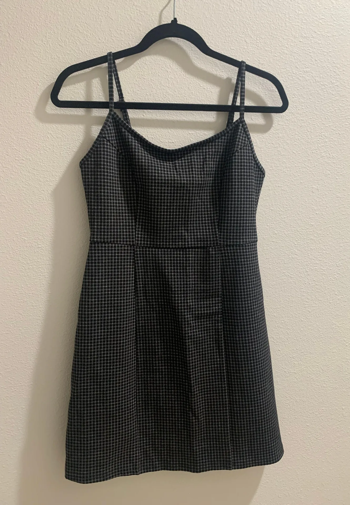 UO Plaid Ponte Mini Dress - Image 5