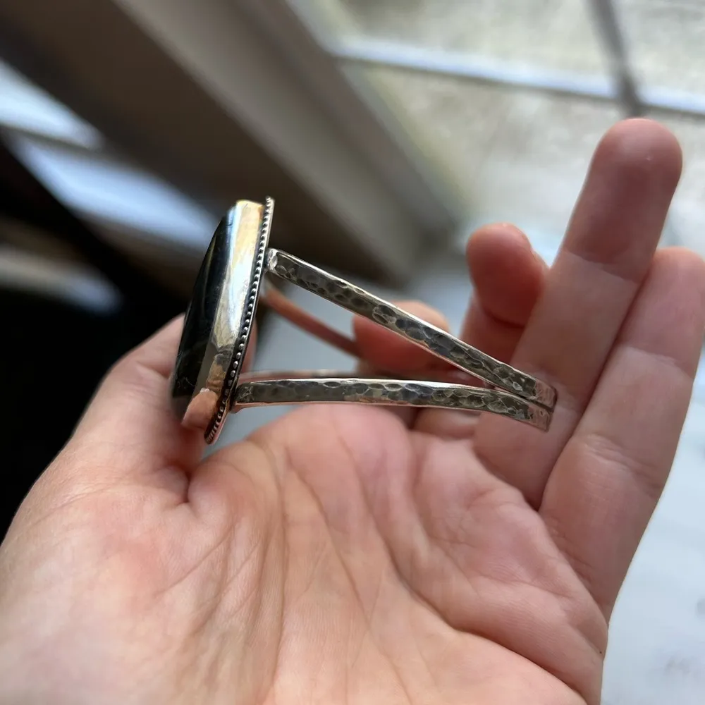 Sapwood designs labradorite sterling silver cuff bracelet - Image 9