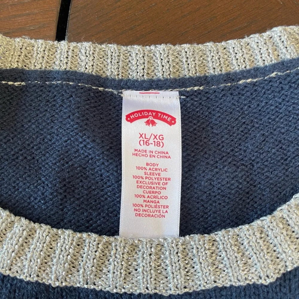 Holiday Time Women's Penguin Sweater - Image 4