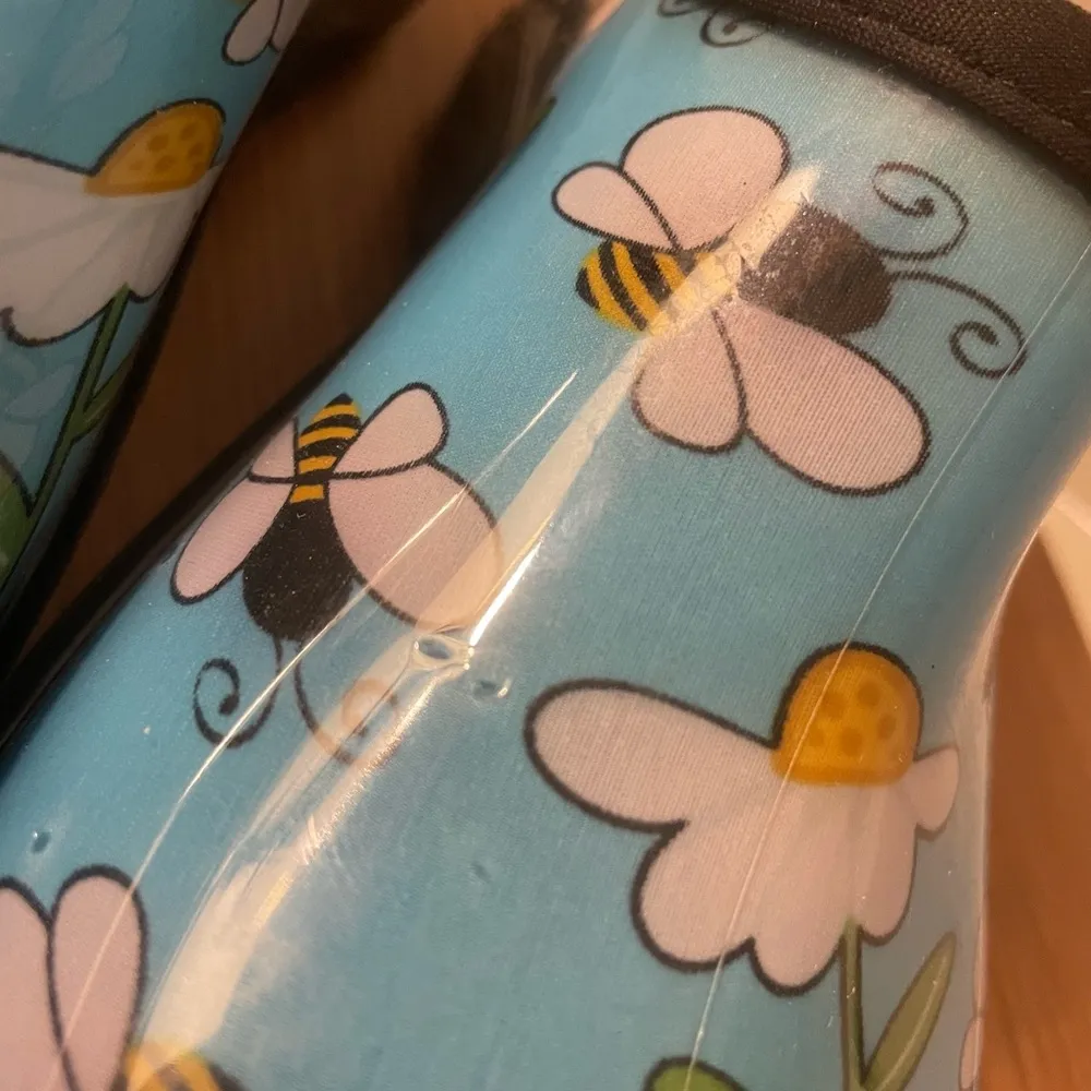 Sloggers Women Blue Bumblebee Waterproof Garden Shoes NWOT-10 - Image 8