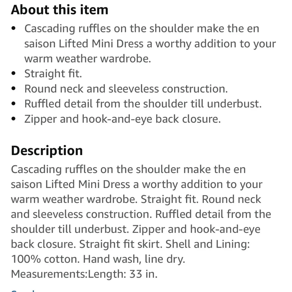 En Saison popover dress nwt White - Image 2