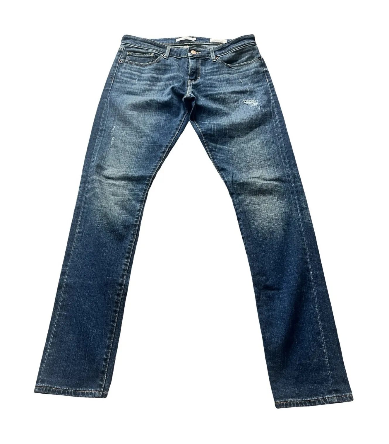 Levis Woman's 511 Skinny Selevedge Red line Denim Jeans Size 30 Blue - Image 1