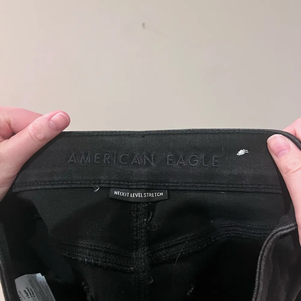 American Eagle Black Jean Skirt Size 0 Regular - Image 5