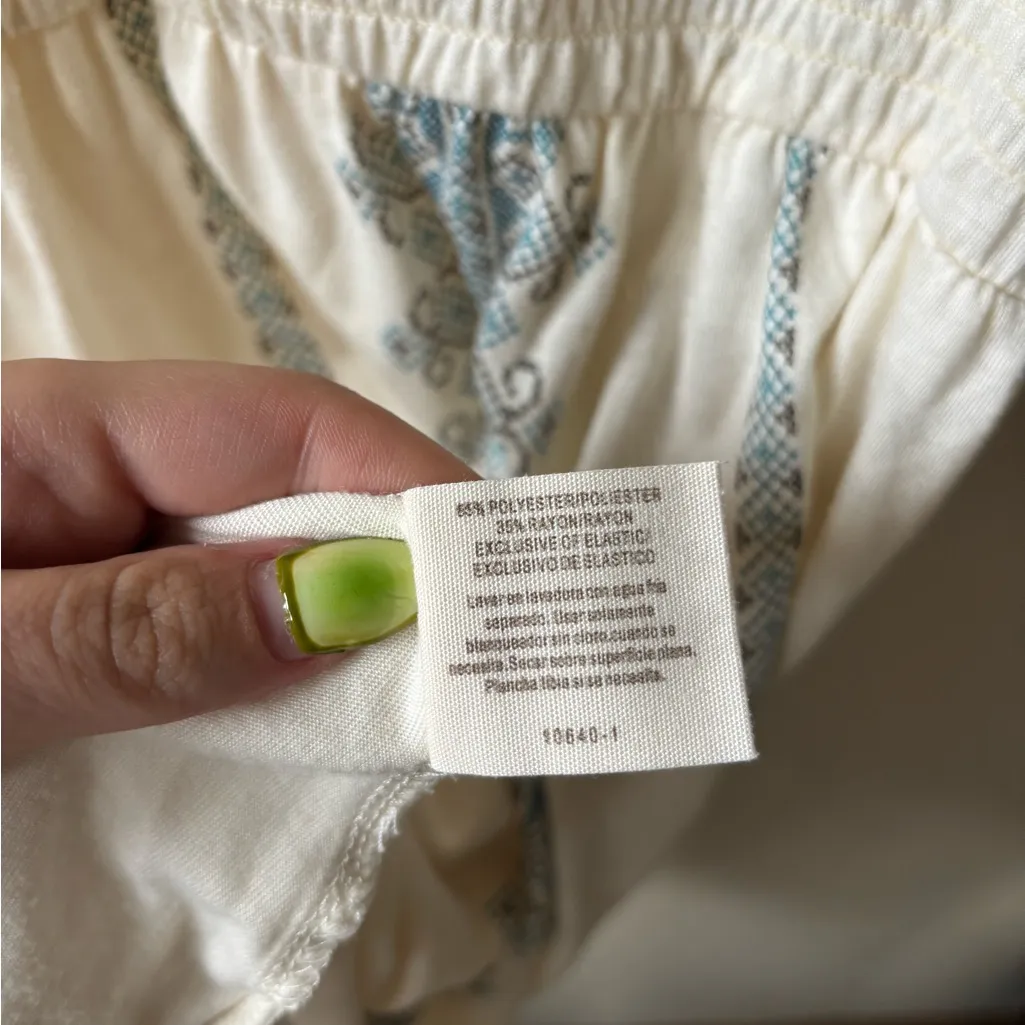 Decree  Cream Boho Tank Top - Image 4