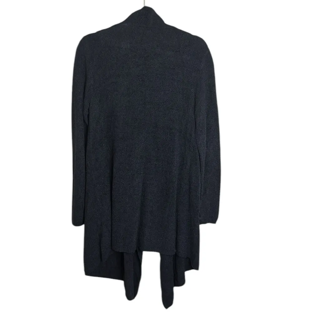 Barefoot Dreams Cozychic Lite Island wrap Cardigan Black size L / XL - Image 3