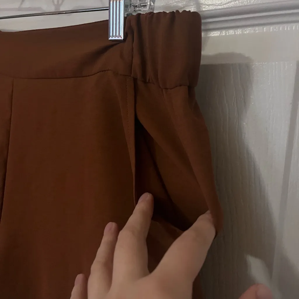 Nine West High Waist Burnt Orange Shorts - Image 2