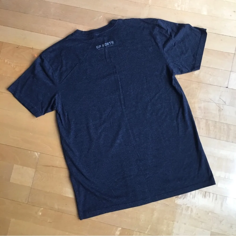 Up North Trading Company “Reel Good Times” Tee, Dark Gray, White Size S - Image 11