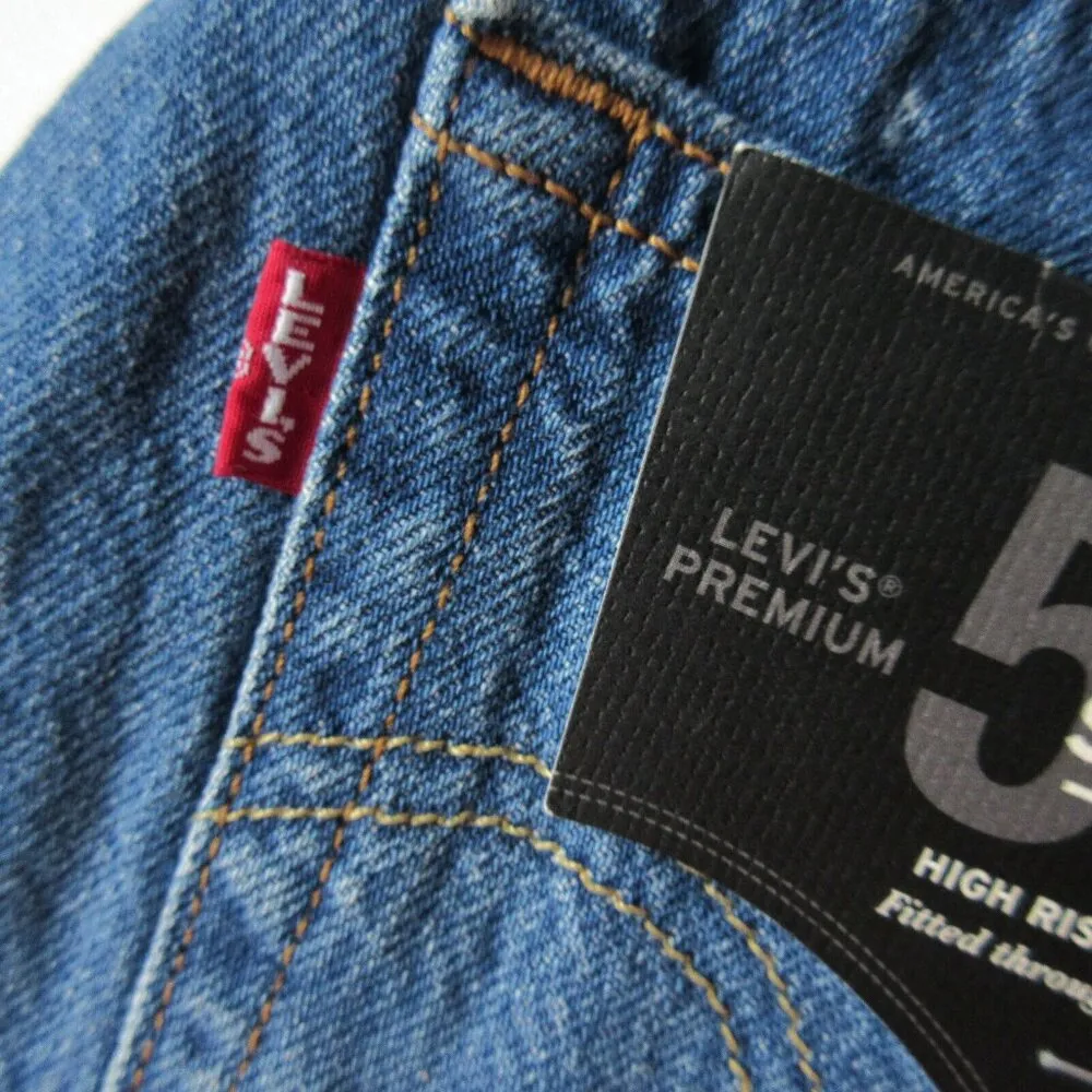 NWT Levi's 501 Skinny in Sansome Street Destroyed Non-Stretch Crop Jeans 28 - Image 6