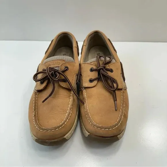 Eastland Women's Size‎ 9.5 M Solstice Brown Leather Comfort Cushioned Boat Shoes - Image 3