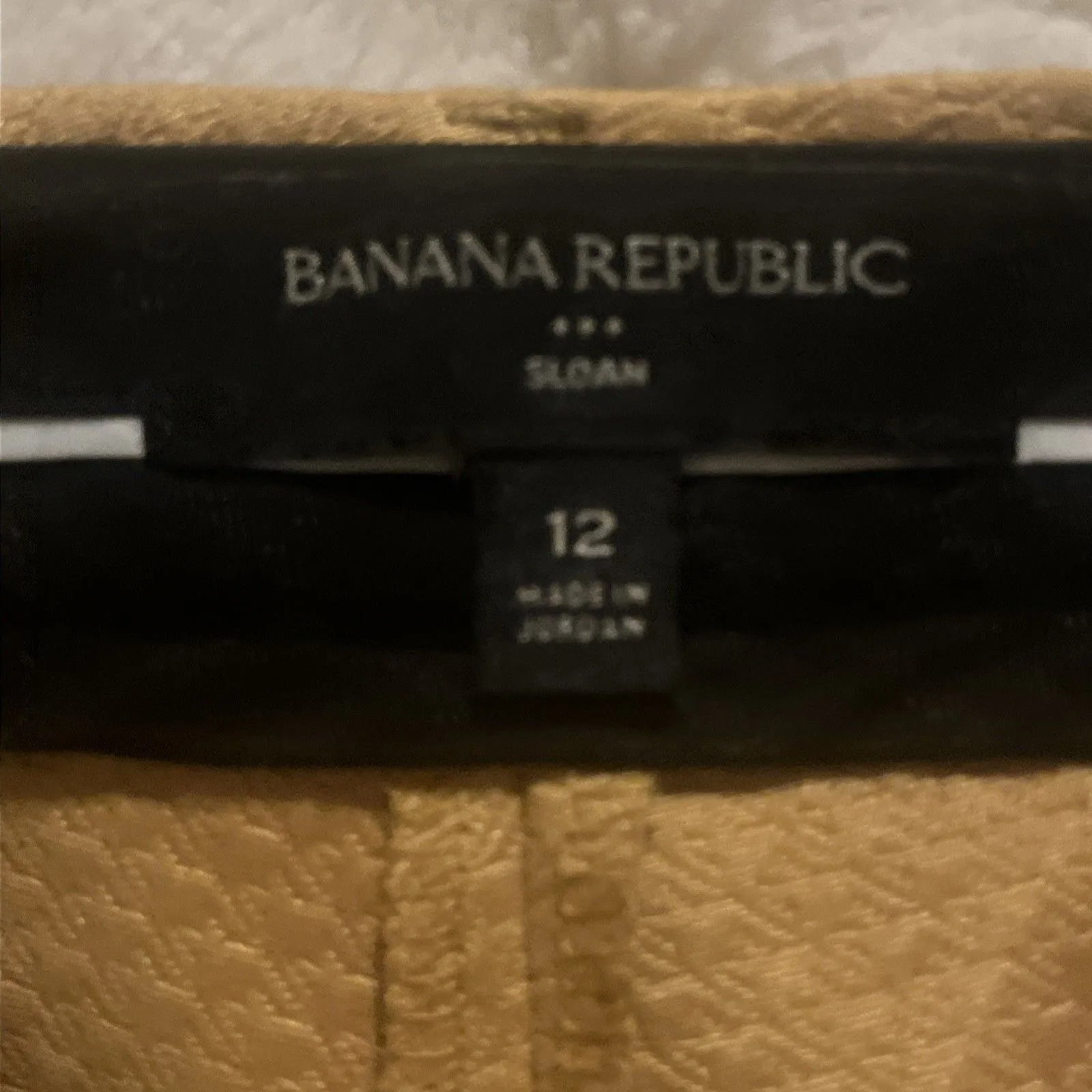 Banana Republic Mustard Yellow Pants Women’s Sloan 12 - Image 2