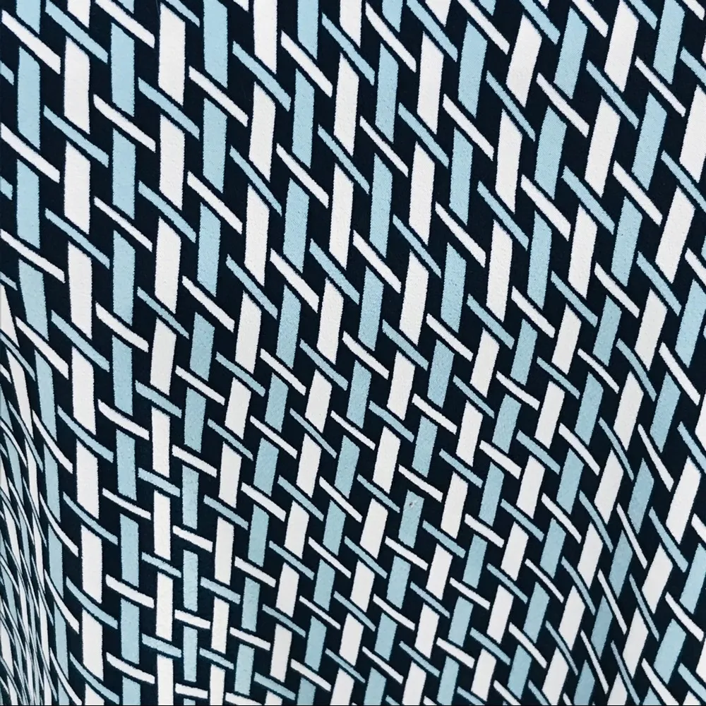 Studio I Tank Top Blouse, Blue, White, 18 - Image 3