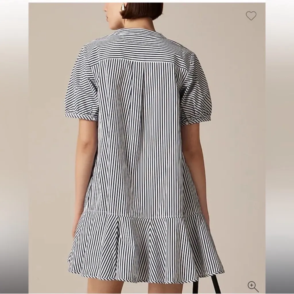 J.Crew Delilah dress in striped cotton poplin - Image 3