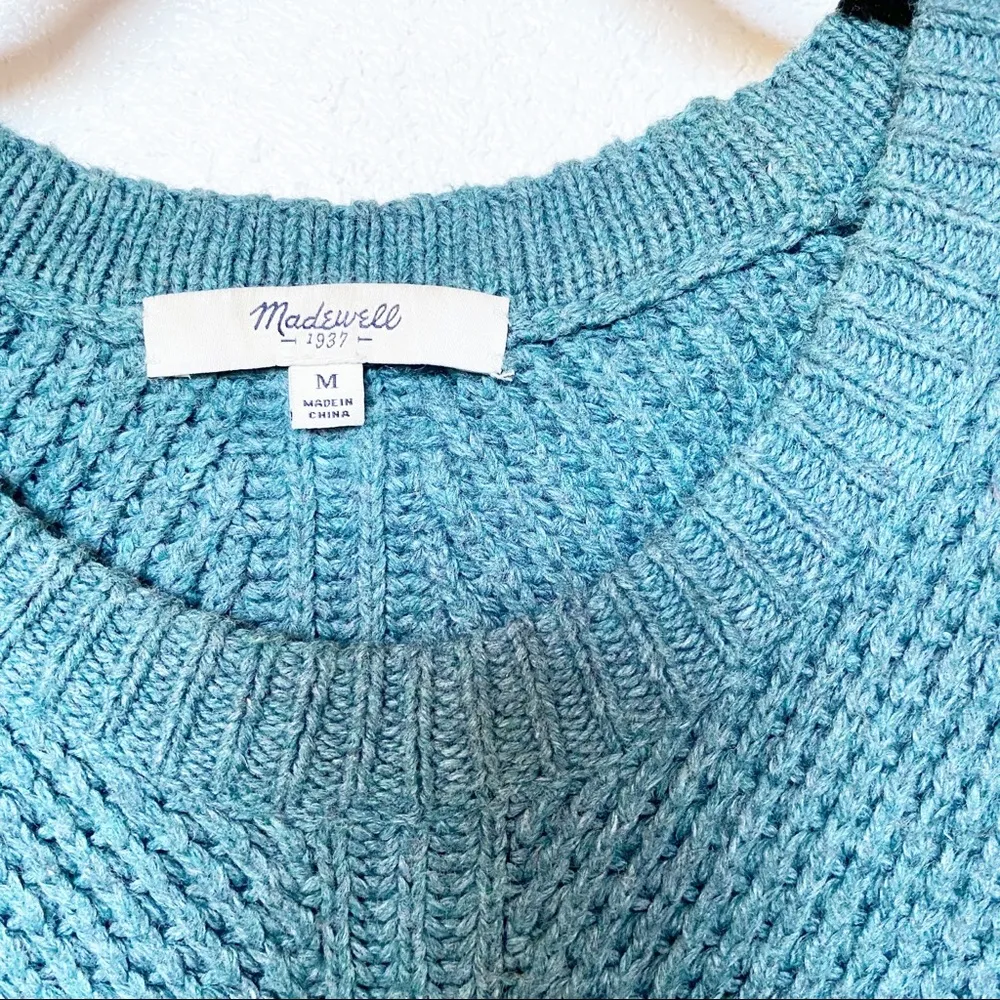 Madewell Hexcomb Texture Sweater Size Medium - Image 7