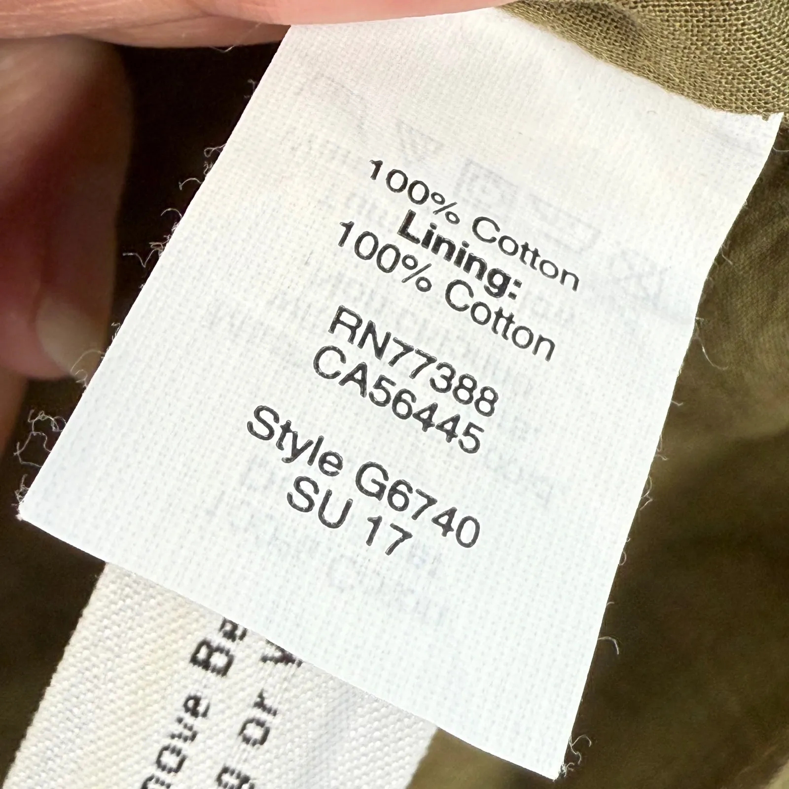 Madewell Ruffle Mini Skirt Olive‎ Green Cotton Casual Flared Size 2 - Image 5