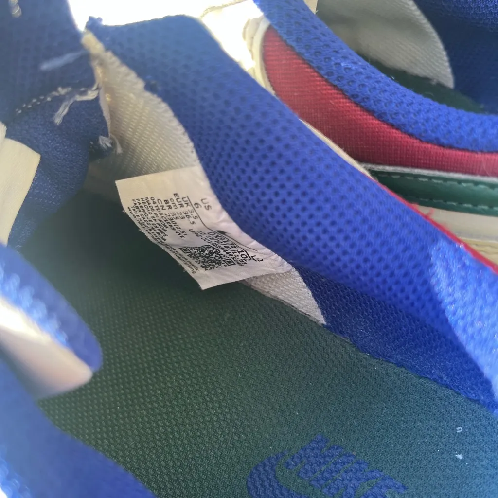 Nike  White and Blue Women's Sneakers - Image 8