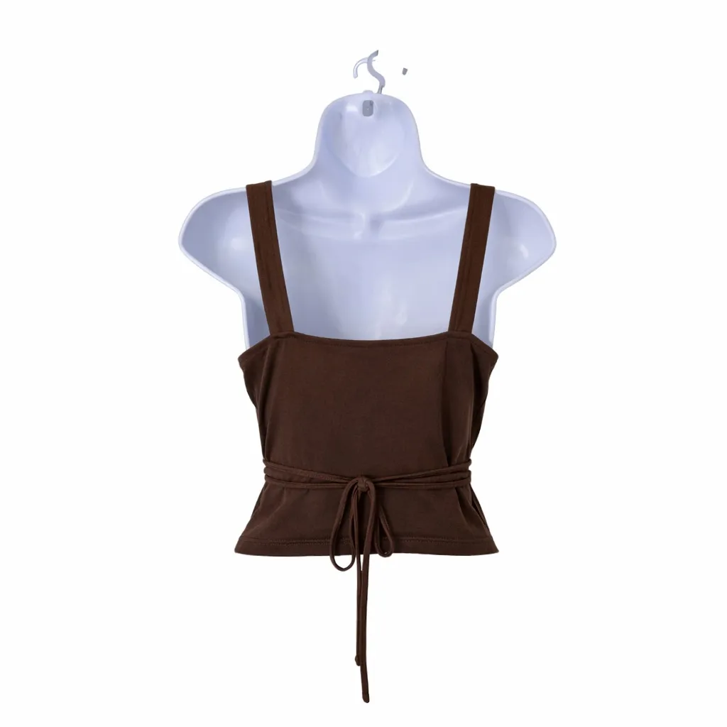 American Eagle Wrap Front Chocolate Brown Tank Top Size M - Image 5