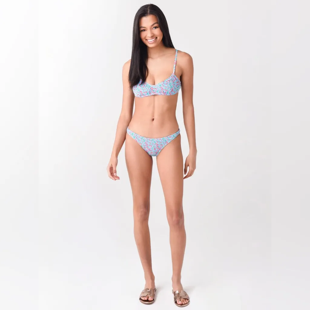 Solid & Striped Rachel Bikini Top and Bottom in Ditsy Floral Size Medium - Image 6