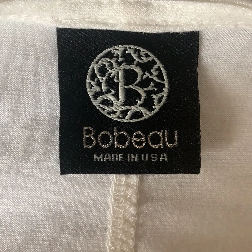 Bobeau Oversized White Short Sleeve Top - Image 8