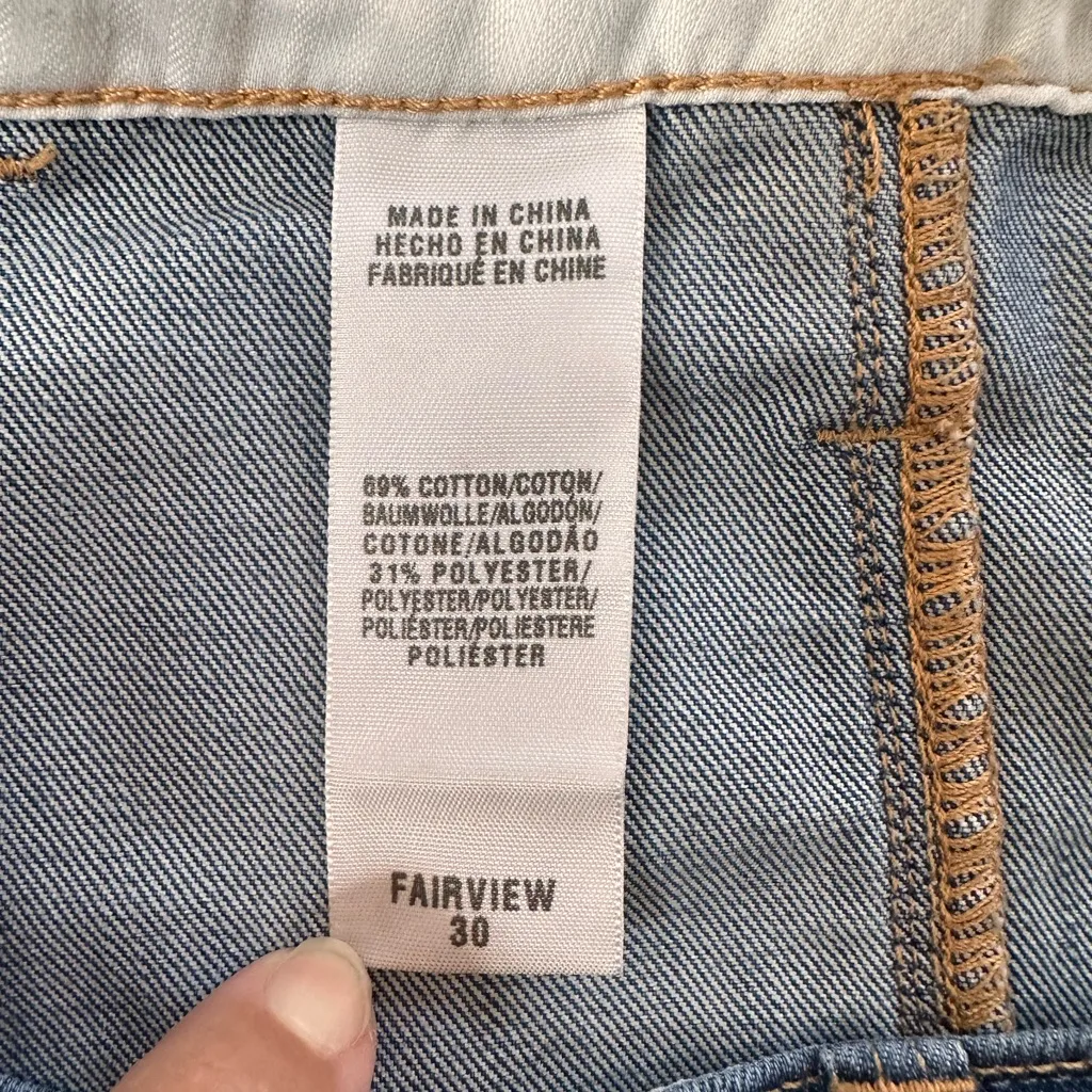 Lucky Brand Button Fly Denim Mini Skirt - Image 5