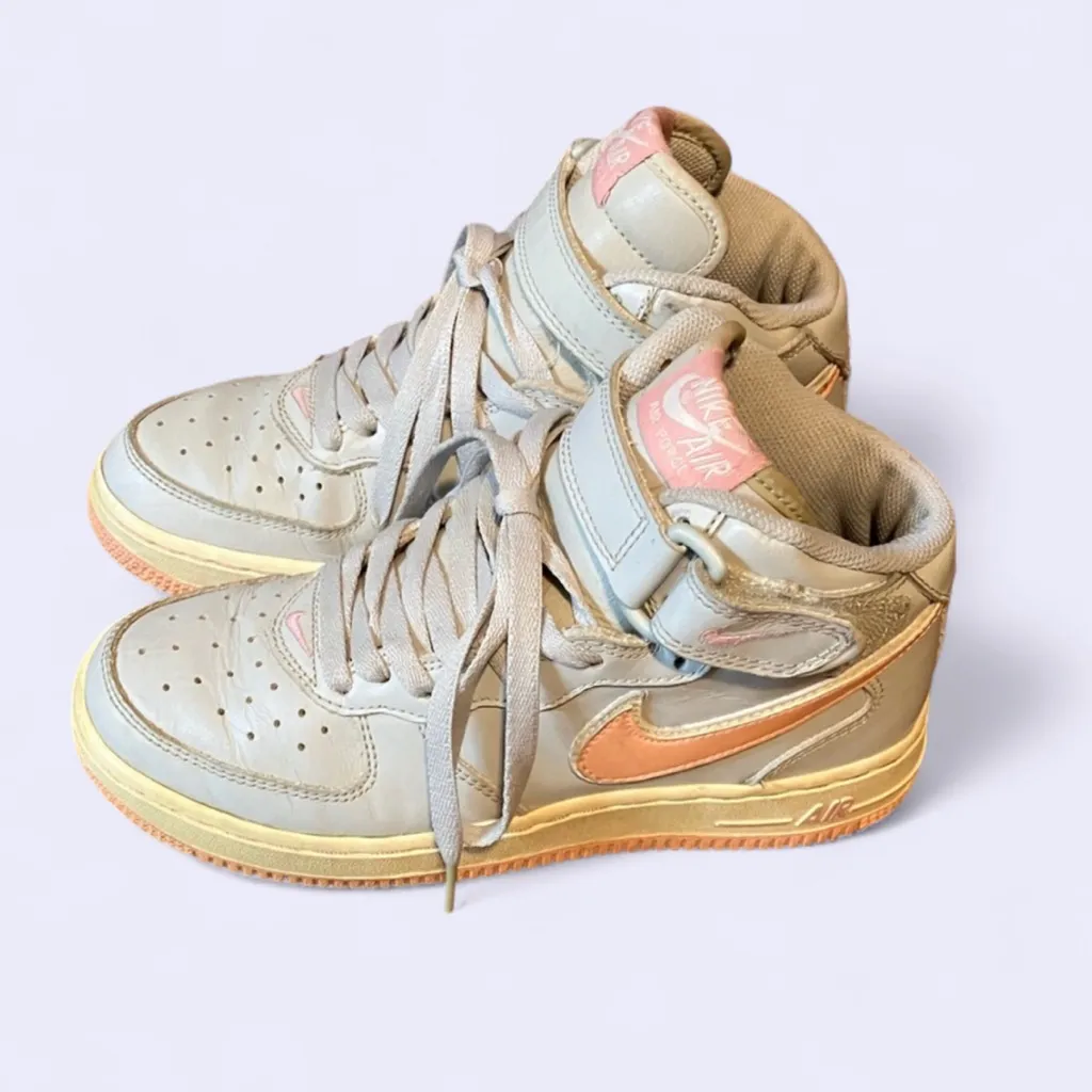 nike air force 1 mid pink and grey women’s Size 6 - Image 6