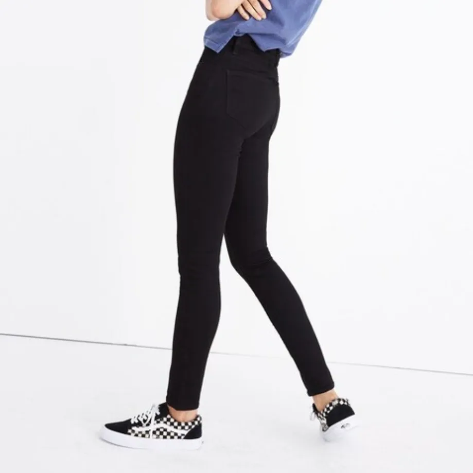 Madewell Roadtripper Jeans in Bennett Black High Rise Skinny Women’s Size 27 - Image 4
