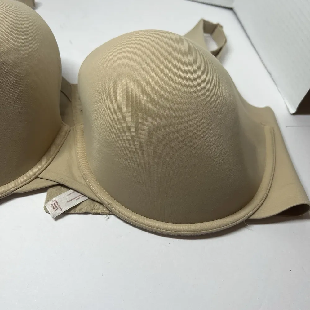 Cacique Size 40G Beige Underwire Lane Bryant Smooth Lightly Lined Balconette - Image 2