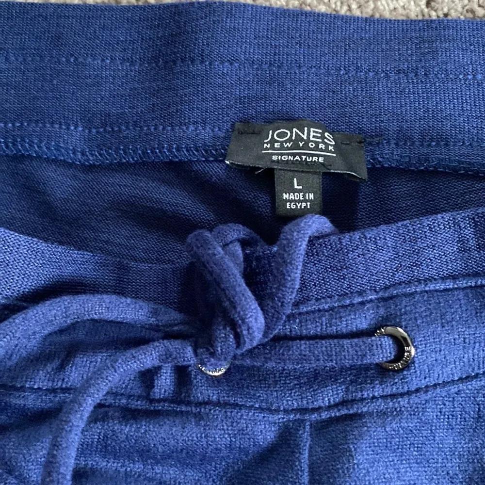 Jones New York Straight Leg Loungewear Bottoms SIZE L - Image 2