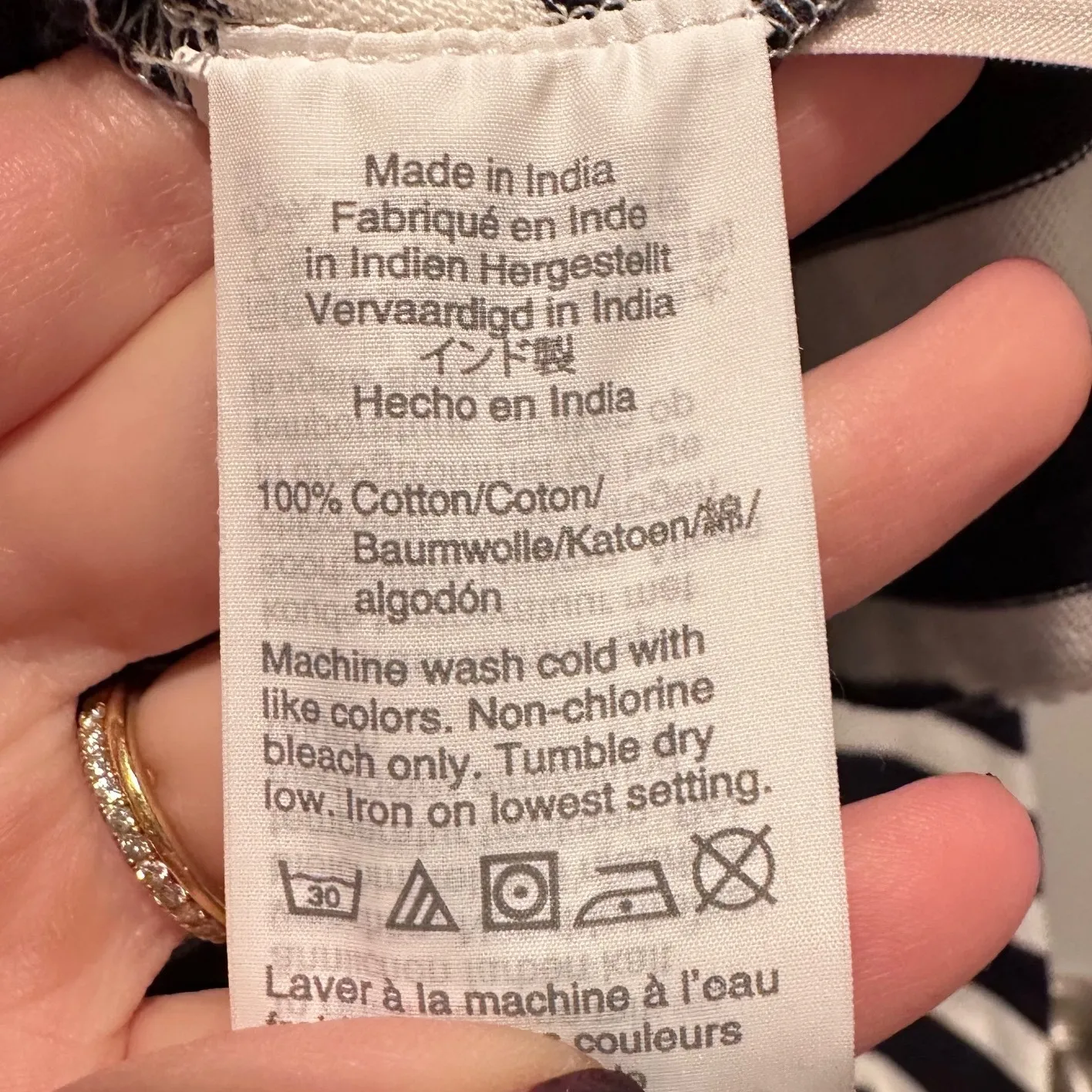 J.Crew Navy Blue White Striped High Low Maxi Dress Size Small Cotton Nautical - Image 6