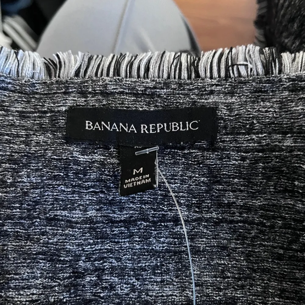 Banana Republic  Gray Blazer Knit Suit Jacket - Image 3