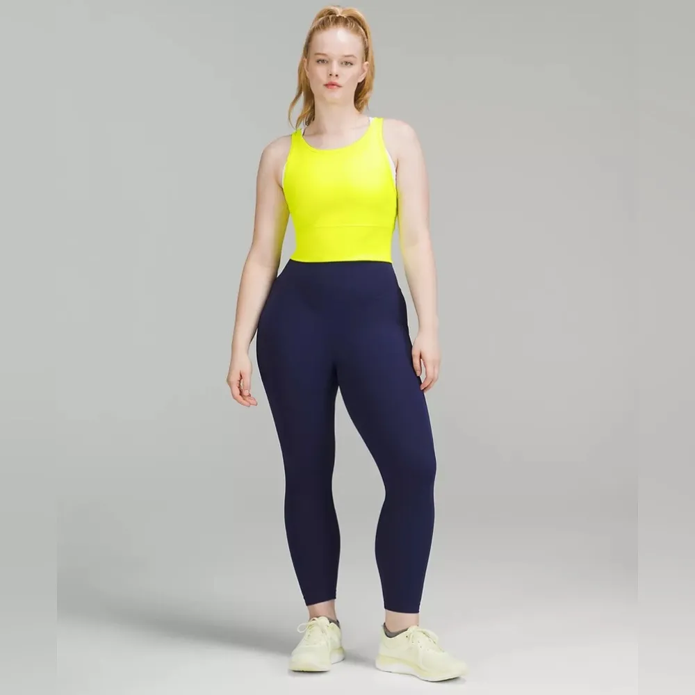 Lululemon Athletica NWT Power Pivot Ribbed Tank in Highlight Yellow women’s 12 - Image 2
